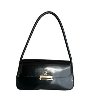 Pratesi Firenze Shoulder Bag Barchetta Black Patent
